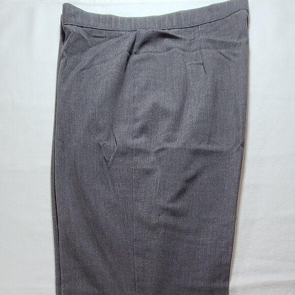Women’s Grey Straight Leg Dress Slacks Size 6 Career Office Classic Pants - Picture 3 of 11